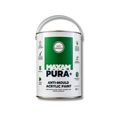 MAXAM PURA+ Acrylic Mould Resistant Paint - Matte Magnolia - 5L - DIY2027-MA