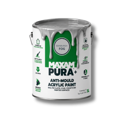 MAXAM PURA+ Acrylic Mould Resistant Paint - Grey - 5L - DIY2032-MA