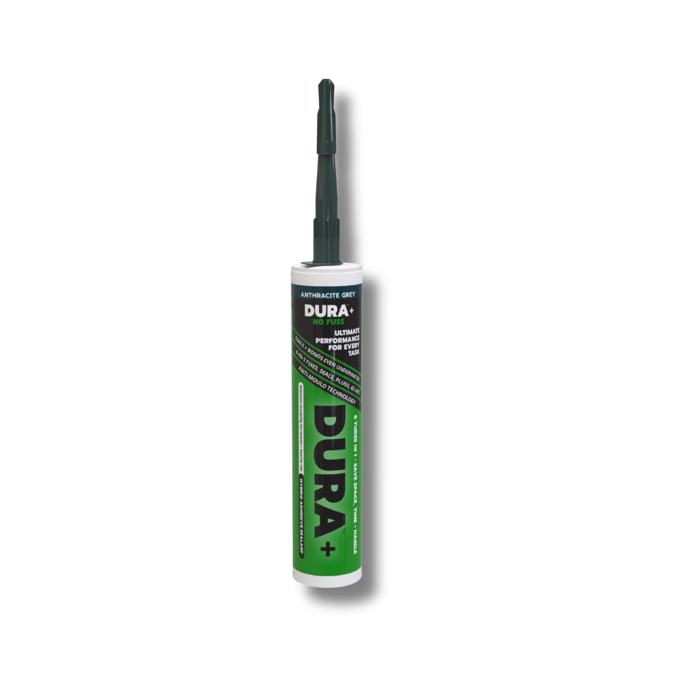 DURA+ All-In-One Multi-Purpose Adhesive & Sealant - 290ml Anthracite Grey - DIY3001-MA