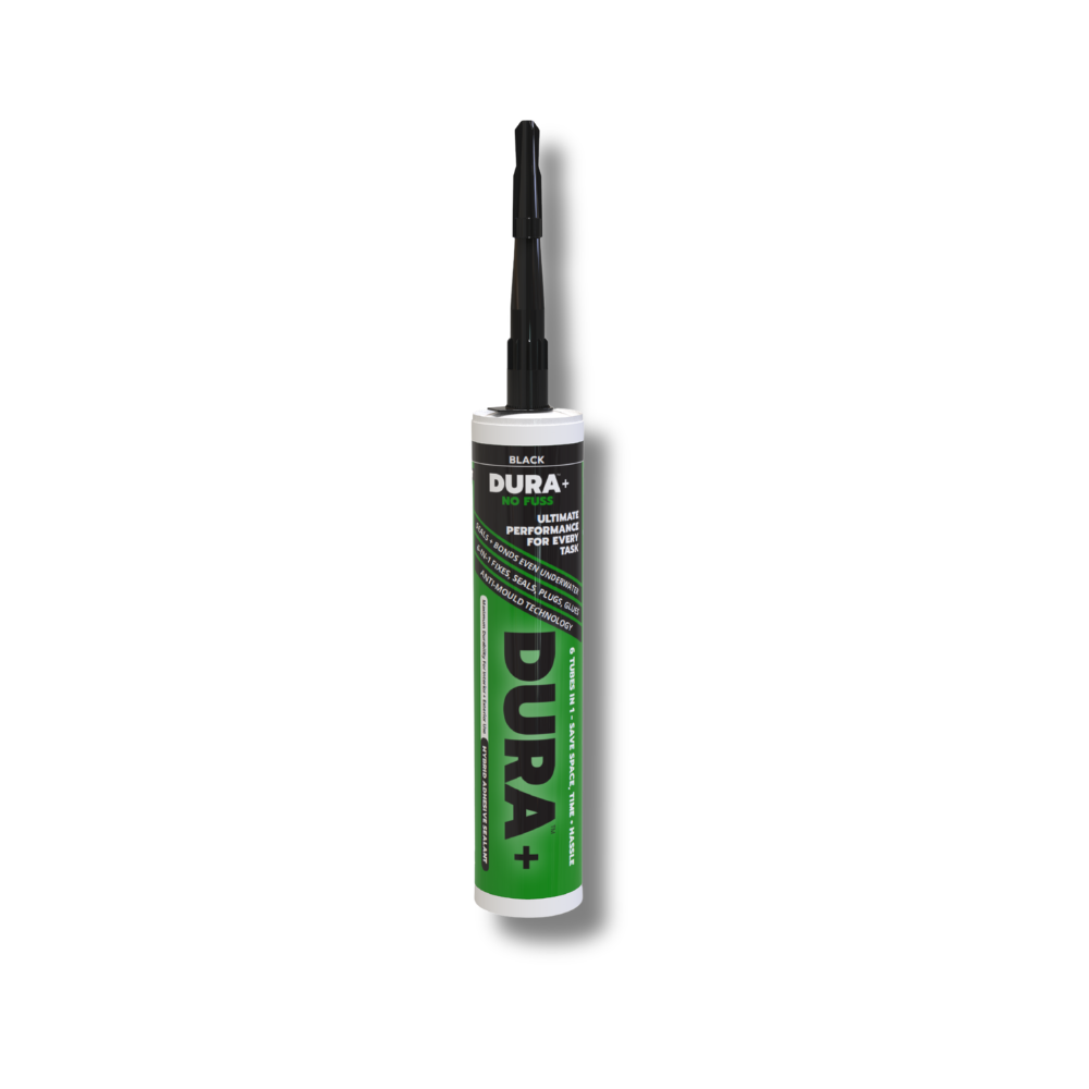 DURA+ All-In-One Multi-Purpose Adhesive & Sealant - 290ml Black - DIY3002-MA