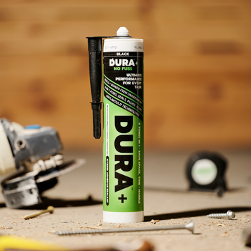 DURA+ All-In-One Multi-Purpose Adhesive & Sealant - 290ml Black - DIY3002-MA
