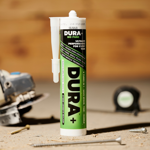 MAXAM DURA+ All-In-One Multi-Purpose Adhesive & Sealant - 290ml Clear - DIY3004