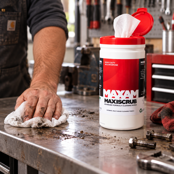 MAXAM Maxiscrub Cleaning Wipes - 75 Pack - DIY4004