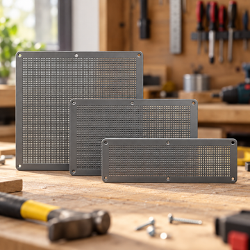MAXAM Maxvent Plastic Air Brick Cover - Aluminium - Various Sizes Available