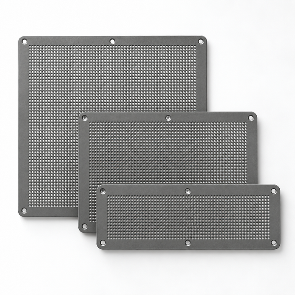 MAXAM Maxvent Plastic Air Brick Cover - Aluminium - Various Sizes Available