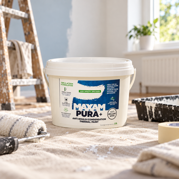 MAXAM PURA+ Thermal Anti-Mould paint - 2.5L - 2 Colours Available