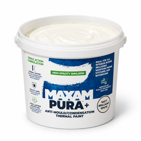 MAXAM PURA+ Thermal Anti-Mould paint -  5L - 2 Colours Available
