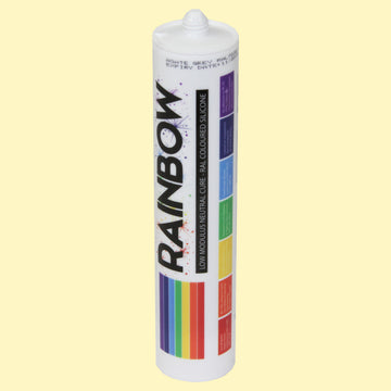 Rainbow RAL 1015 Silicone Sealant Light Ivory - 300ml - Durable & Anti-Mould - For Kitchen, Bathroom, Showers & Other Sanitary Areas Brand: Rainbow - DIY1015