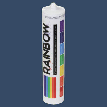 Rainbow RAL 5003 Coloured Silicone Sealant Sapphire Blue - 300ml - Durable & Anti-Mould - For Kitchen, Bathroom, Showers & Other Sanitary Areas - DIY5003