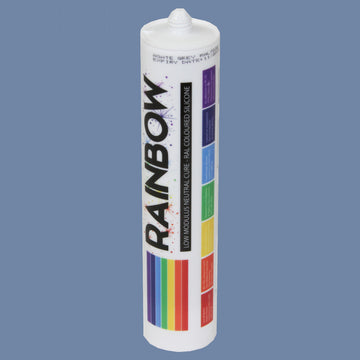 Rainbow RAL 5014 Silicone Sealant Pigeon Blue - 300ml - Durable & Anti-Mould - For Kitchen, Bathroom, Showers & Other Sanitary Areas Brand: Rainbow - DIY5014