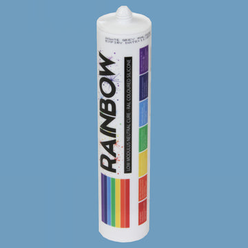 Rainbow RAL 5024 Silicone Sealant Pastel Blue - 300ml - Durable & Anti-Mould - For Kitchen, Bathroom, Showers & Other Sanitary Areas Brand: Rainbow - DIY5024