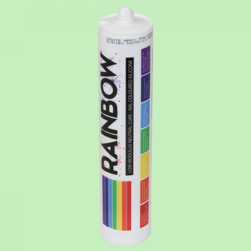 Rainbow RAL 6019 Silicone Sealant Pastel Green - 300ml - Durable & Anti-Mould - For Kitchen, Bathroom, Showers & Other Sanitary Areas Brand: Rainbow - DIY6019