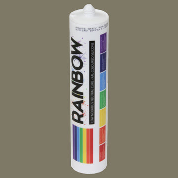 Rainbow RAL 7006 Silicone Sealant Beige Grey - 300ml - Durable & Anti-Mould - For Kitchen, Bathroom, Showers & Other Sanitary Areas Brand: Rainbow - DIY7006