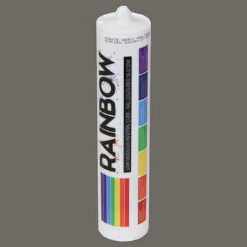 Rainbow RAL 7039 Coloured Silicone Sealant Quartz Grey - 300ml - Durable & Anti-Mould - For Kitchen, Bathroom, Showers & Other Sanitary Areas - DIY7039