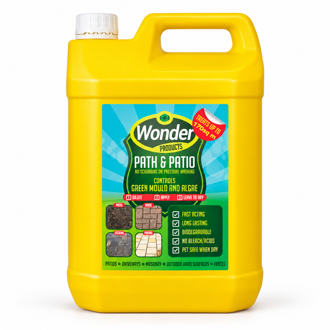 Wonder Products Path and Patio Cleaner 5L - S1703