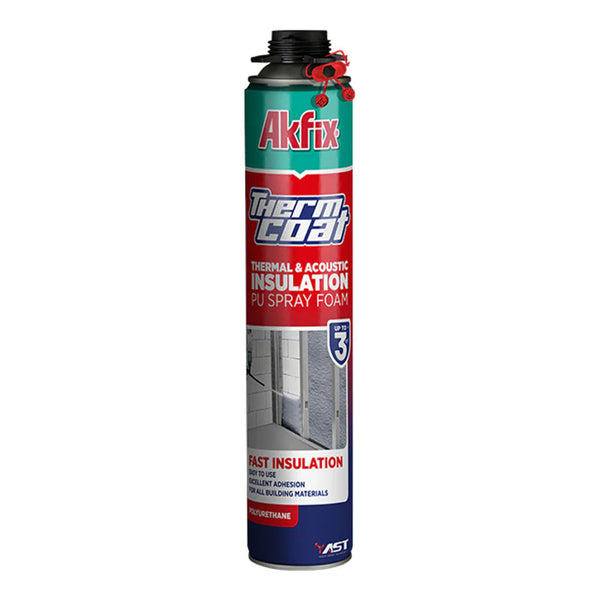 Akfix Thermcoat Insulation and Acoustic Spray Foam - DIY1712