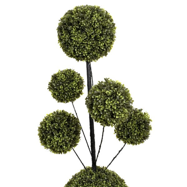*Clearance* Artificial Six Sphere Boxwood Topiary Tree 4ft/120cm - A1417C