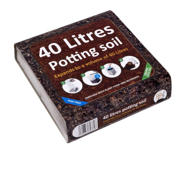 8 Packs Organic All Purpose Potting Compost Expands to 40 Litres