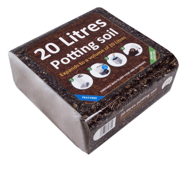 12 Packs Organic All Purpose Potting Compost Expands to 20L 