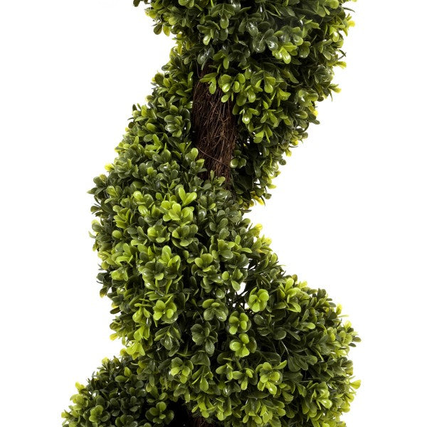 Artificial Spiral Boxwood Topiary Tree 150cm/5ft (Set of 2) - A1180