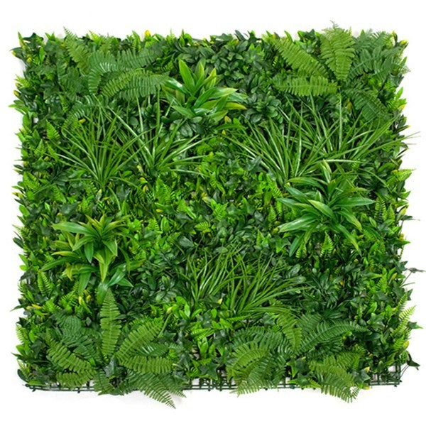 Artificial Premium Green Wall Hedge Wall Hedge with Mixed Leaf Foliage (1m x 1m) - A1143