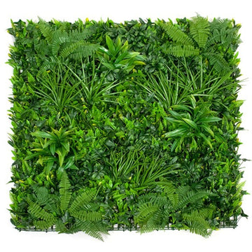 Artificial Premium Green Wall Hedge Wall Hedge with Mixed Leaf Foliage (1m x 1m) - A1143