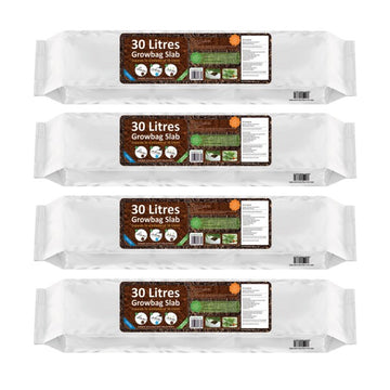 4 Packs Organic All Purpose Potting Compost Grow Bag Expands to 30 Litre 