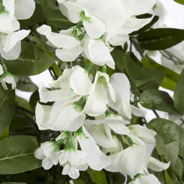 Artificial White Wisteria Tree 4ft/130cm