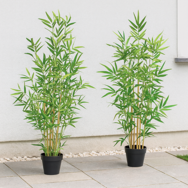 *Clearance* Artificial Bamboo Trees 140cm/4ft (Set of 2) - A1128C