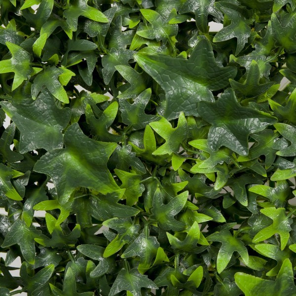 Artificial Green Wall Hedge with Dark Ivy Leaf Foliage Pack of 4 x 50cm/20in - A1139