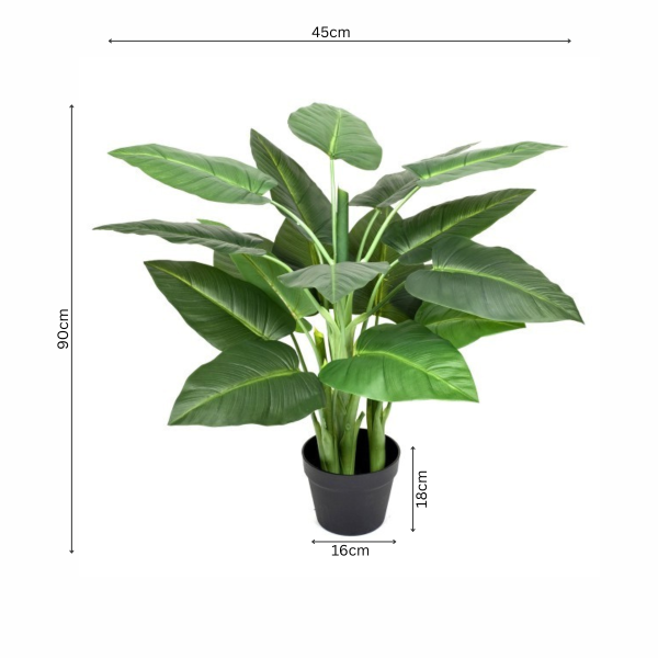 Artificial Real Touch Calla Lily Tree in Pot 90cm/3ft - A1129