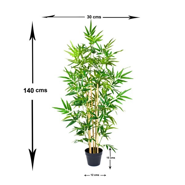 Artificial Bamboo Trees 140cm/4ft (Set of 2)