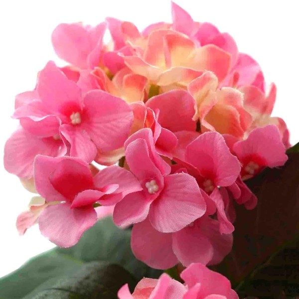 Artificial Pink Hydrangea in Terracotta Pot 50cm/20in - A1308