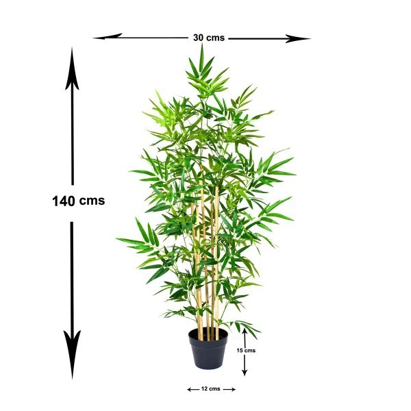 Artificial Bamboo Trees 140cm/4ft (Set of 2) - A1128