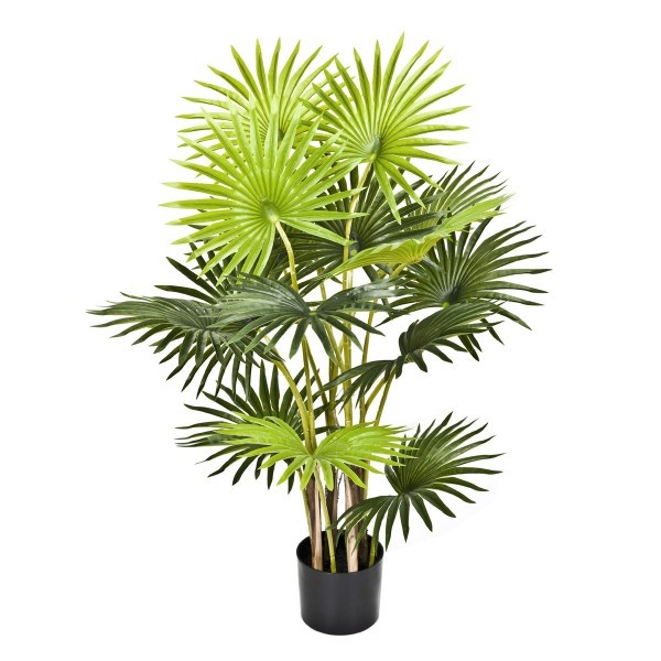 Artificial Fan Finger Palm Tree in Pot 95cm/3ft - A1133
