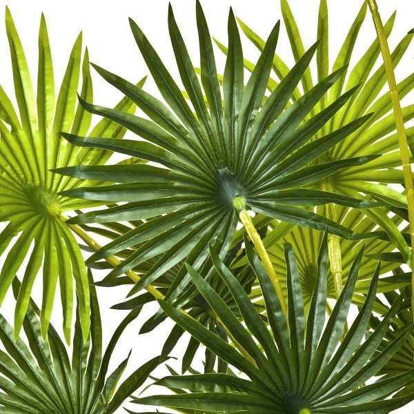 Artificial Fan Finger Palm Tree in Pot 120cm/4ft - A1134