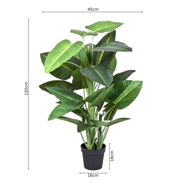 Artificial Real Touch Calla Lily Tree in Pot 130cm/4ft - A1130